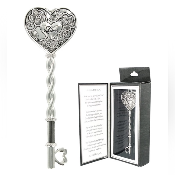 Ganz The Key to a Happy Marriage Decorative Hanging Ornament - Picture 1 of 9